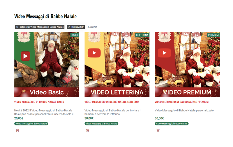 Categoria Prodotti Video